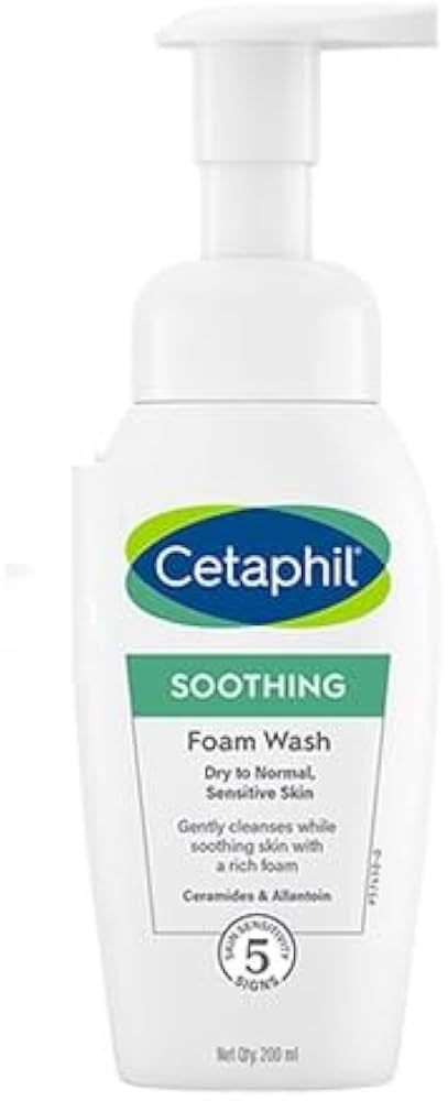 فوم شستشوی تسکین‌دهنده سیتافیل (Cetaphil Soothing Foam Wash) ۲۰۰ میلی‌لیتر ‌