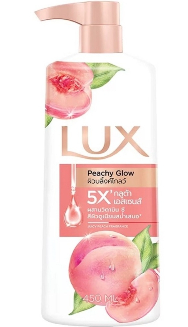 شامپو بدن لوکس مدل Peachy Glow با عصاره هلو و ویتامین سی حجم 450 میلی لیتر ‌