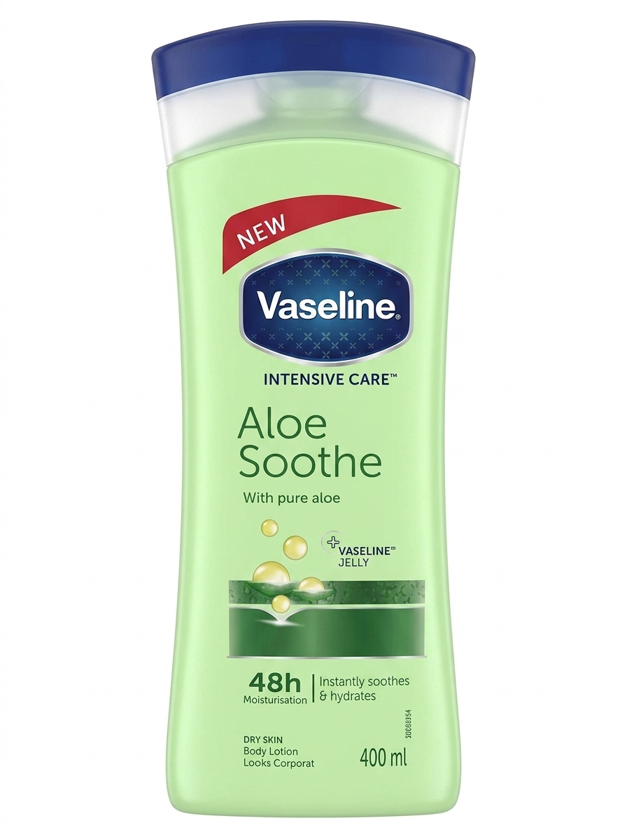 لوسیون بدن وازلین مدل Aloe Soothe حجم 400 میلی لیتر ‌