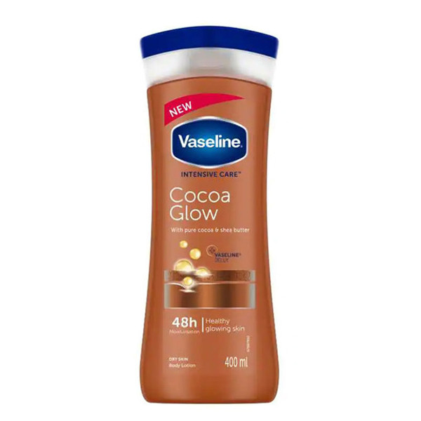 لوسیون بدن وازلین مدل Cocoa Glow حجم 400 میلی لیتر ‌