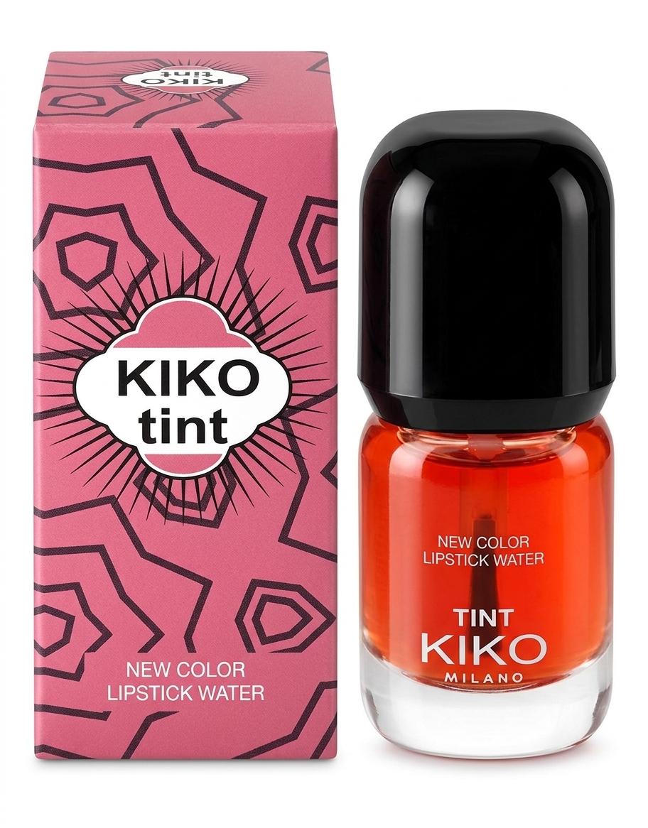 تینت لب کیکو میلانو مدل New Color Lipstick Water Kiko Milano New Color Lipstick Water Lip Tint ‌