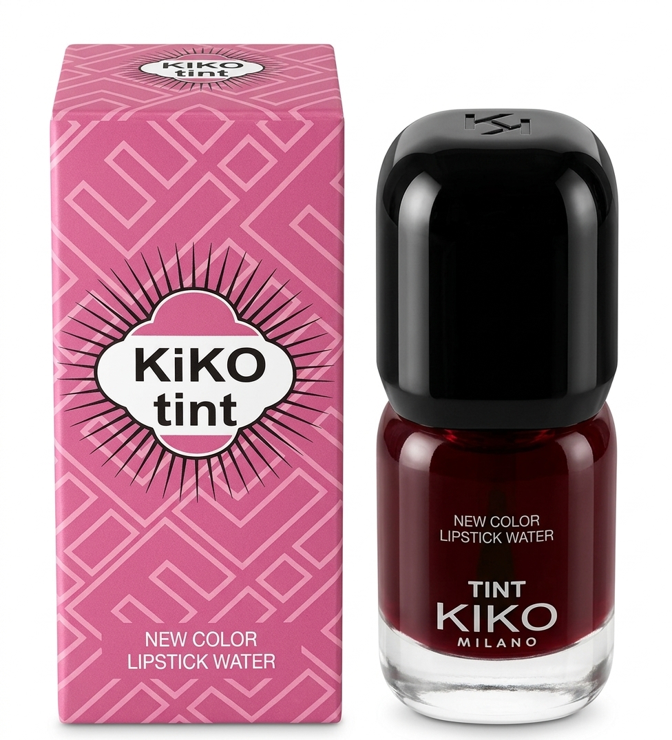 تینت لب کیکو میلانو مدل New Color Lipstick Water (رنگ زرشکی)