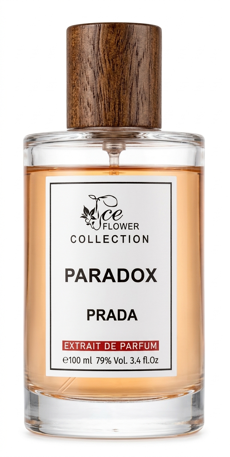 عطر ادکلن آیس فلاور مدل پارادوکس رایحه ملایم و شیرین زنانه ۱۰۰ میلی لیتر نارنجی