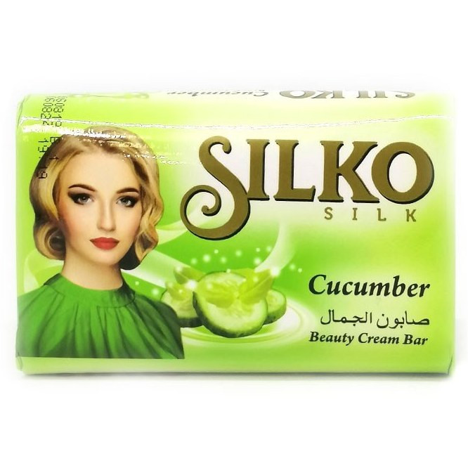 صابون کرمی زیبایی سیلکو با عصاره خیار بستهوی ۶ تایی(Silko Cucumber)