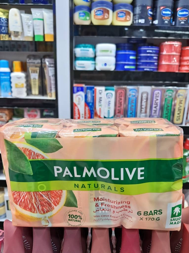صابون پالمولیو مدل مرطوبکننده و تازگی بسته ی ۶ تایی (Palmolive Naturals) 