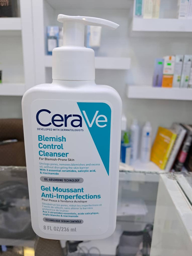 ژل شستشوی ضد جوش و آکنهی سراوی (CeraVe Blemish Control Cleanser) 