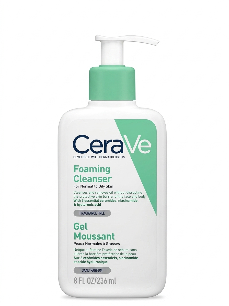 ژل شستشوی فومینگ سراوی (CeraVe Foaming Facial Cleanser) ‌