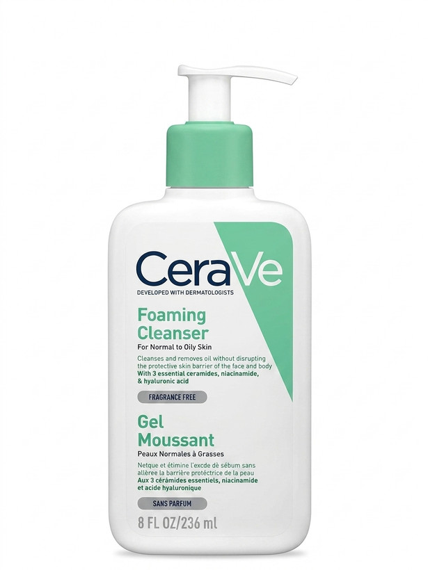 ژل شستشوی فومینگ سراوی (CeraVe Foaming Facial Cleanser) 