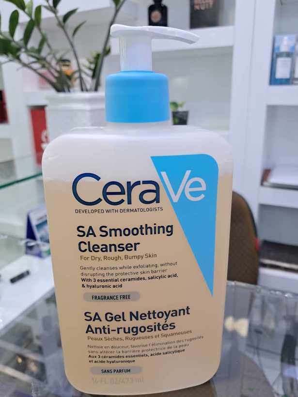 ژل شستشوی اساِی اسموتینگ سراوی۴۷۳ میلی (CeraVe SA Smoothing Cleanser) 