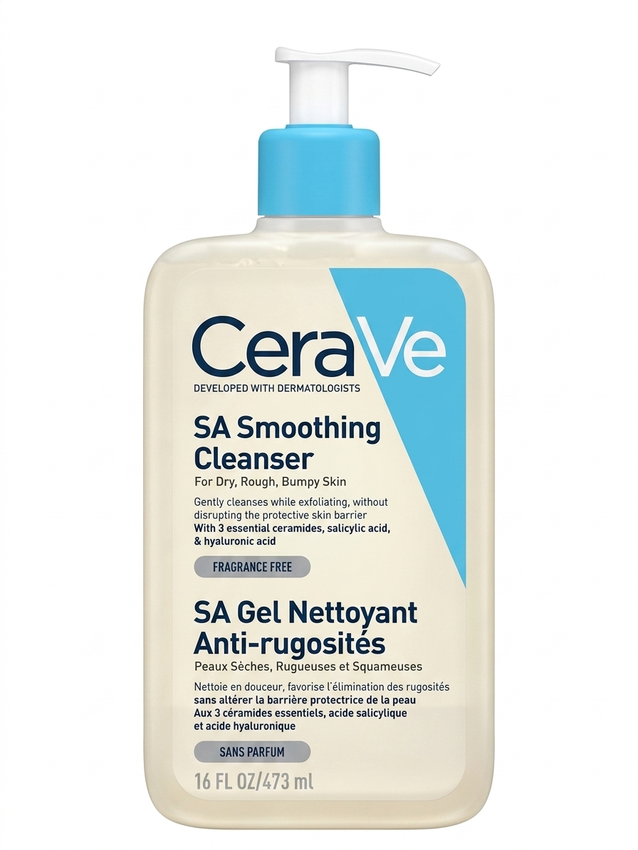 ژل شستشوی اس‌اِی اسموتینگ سراوی۴۷۳ میلی (CeraVe SA Smoothing Cleanser) ‌