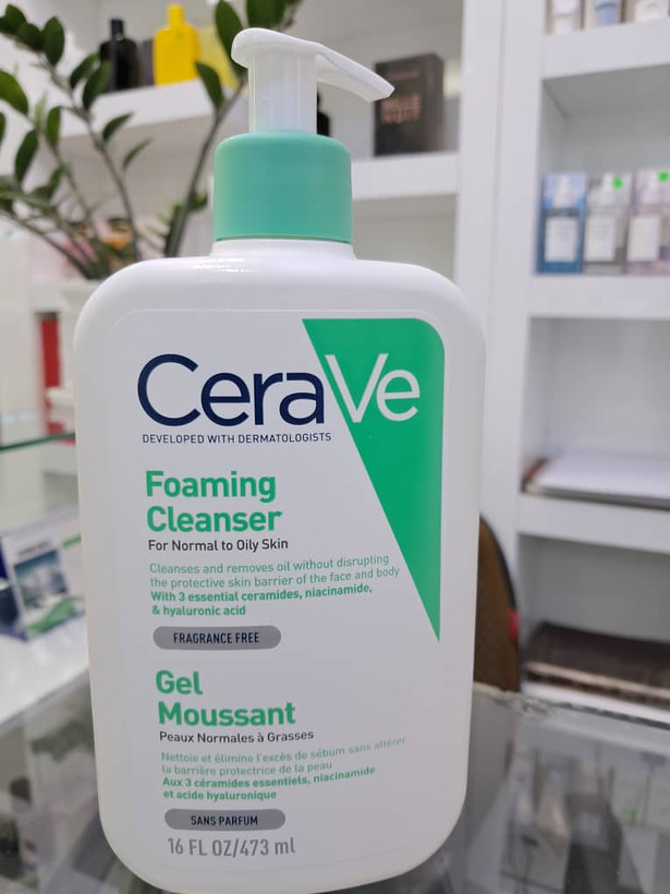 ژل شستشوی فومینگ سراوی (CeraVe Foaming Cleanser) - سایز اقتصادی ۴۷۳ میلیلیتر