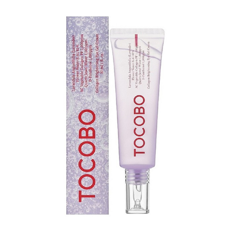 ژل-کرم روشنکننده دور چشم توکوبو (TOCOBO) حاوی کلاژن و عصاره اسطوخودوس
