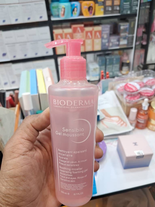 ژل شستشوی صورت بایودرما (Bioderma) مدل سنسیبیو (Sensibio Gel Moussant) - مخصوص پوستهای حساس