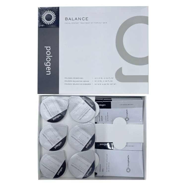 کیت تخصصی بالانس (Balance) پولوژن - پکیج بازسازی و متعادلکننده پوستهای چرب