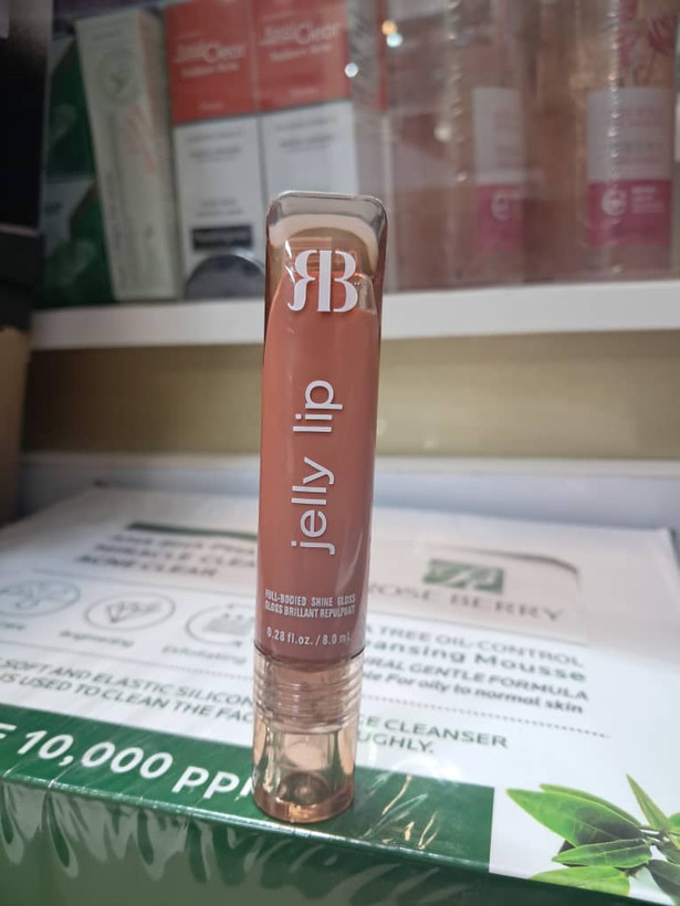 رژ لب مایع رز بری مدل Jelly Lip شماره 04 رنگ گوشتی