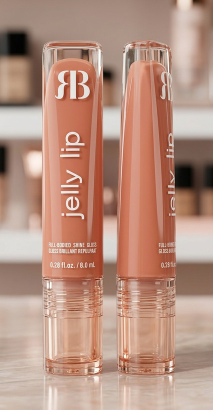 رژ لب مایع رز بری مدل Jelly Lip شماره 04 رنگ گوشتی