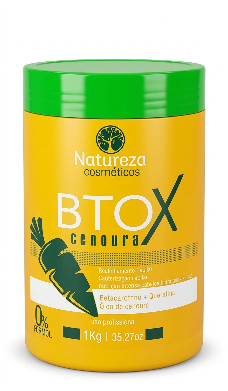 بوتاکس موی هویج (Btox Cenoura) ناتورزا (Natureza) حجم ۱ کیلوگرم