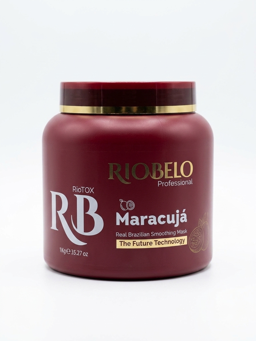 ماسک صاف‌کننده و ریوتاکس مو ماراکوجا ریوبلو (Riobelo RioTOX Maracujá) حجم ۱ کیلوگرم