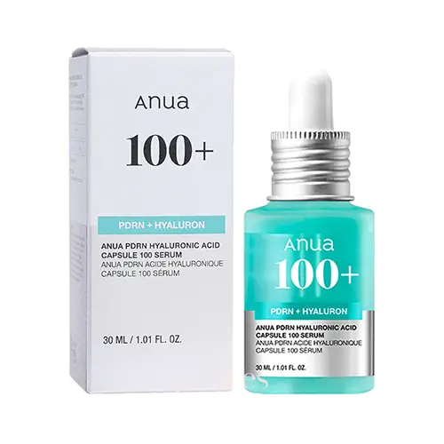 عنوان: سرم جوانساز و آبرسان انوا مدل PDRN Hyaluronic Acid Capsule 100 حجم 30 میلی لیتر زنانه و مردانه سبز زمردی