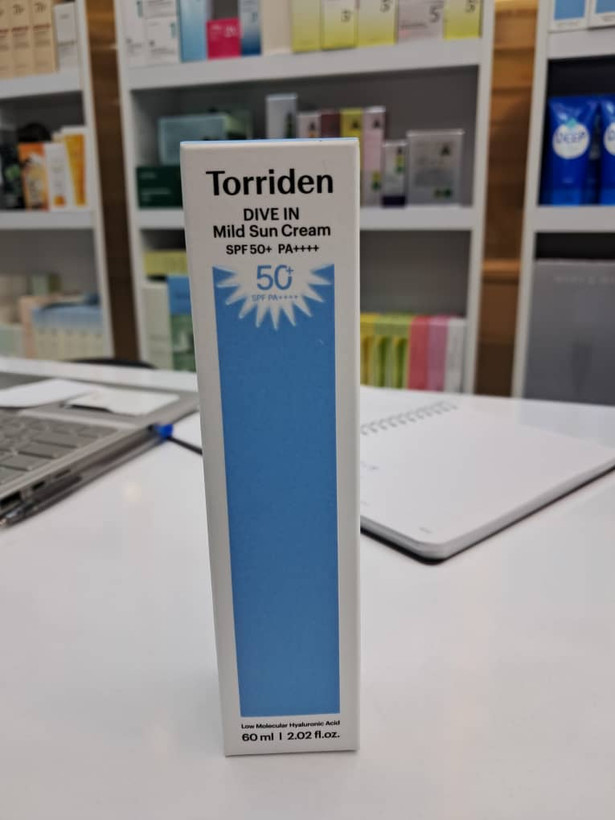 کرم ضد آفتاب ملایم توریدن (Torriden) مدل دایو این (DIVE IN) با SPF 50+ و PA++++ حجم ۶۰ میلیلیتر