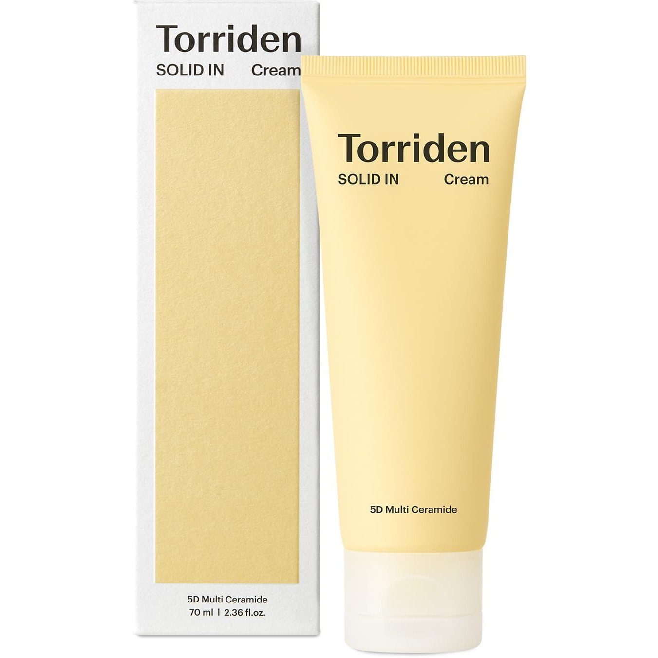 کرم مرطوب‌کننده و تقویت‌کننده سد دفاعی سالید این توریدن (Torriden) مدل Solid In Cream حاوی سرامید و پانتنول حجم ۷۰ میلی‌لیتر