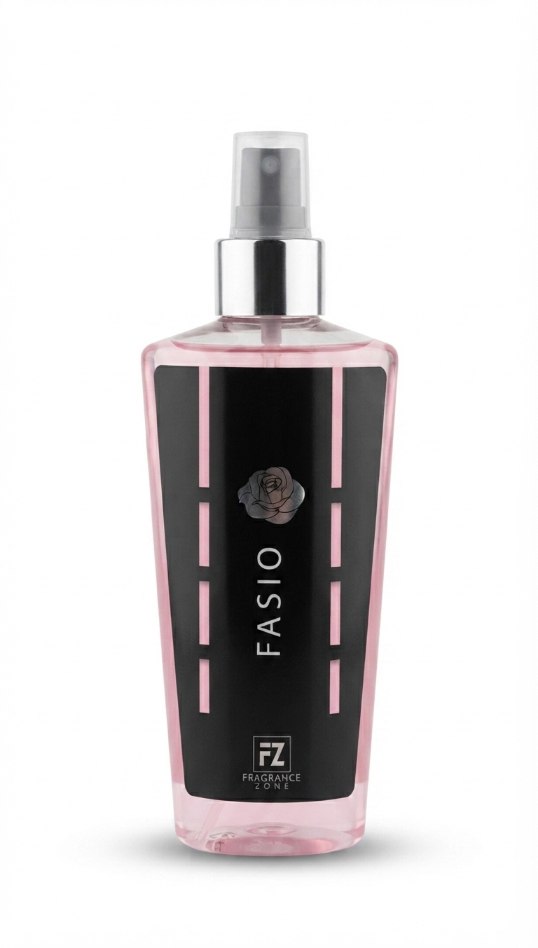 بادی اسپلش زنانه فازیو (FASIO) مدل Fragrance Zone با رایحه رز حجم ۲۵۰ میلی‌لیتر