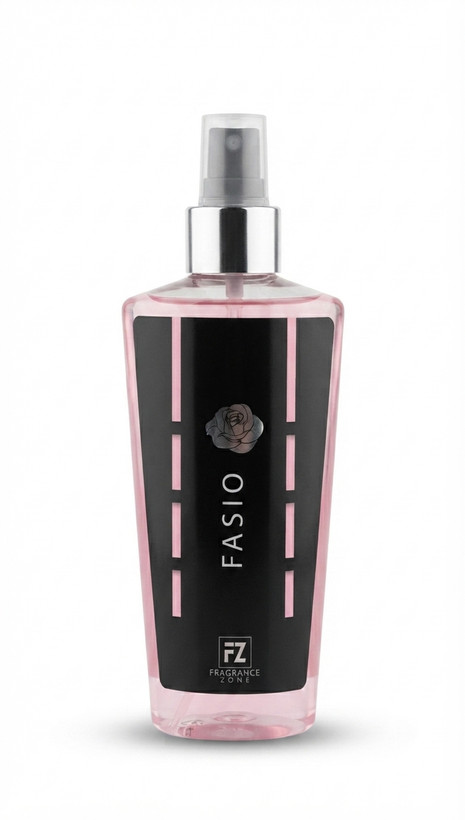 بادی اسپلش زنانه فازیو (FASIO) مدل Fragrance Zone با رایحه رز حجم ۲۵۰ میلیلیتر
