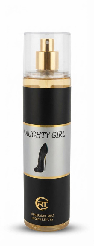 بادی اسپلش زنانه آر تی (RT) مدل Naughty Girl با رایحه گود گرل حجم ۲۵۰ میلیلیتر