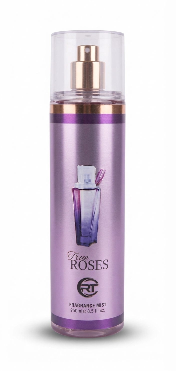 بادی اسپلش زنانه آر تی (RT) مدل True Roses حجم ۲۵۰ میلی‌لیتر