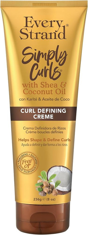 کرم حالتدهنده و تعریفکننده موهای فر اوری استرند مدل Simply Curls تیوپی حجم ۲۳۶ گرم