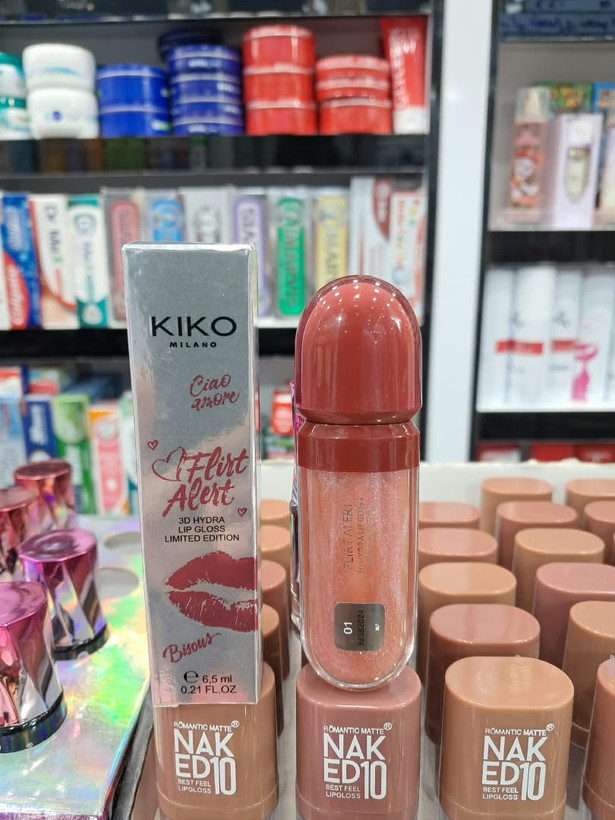 گلاس لب کیکو میلانو مدل Flirt Alert 3D Hydra Lip Gloss شید 02 نسخه محدود حجم 6.5 میلیلیتر مناسب براقیت و آبرسانی لب 