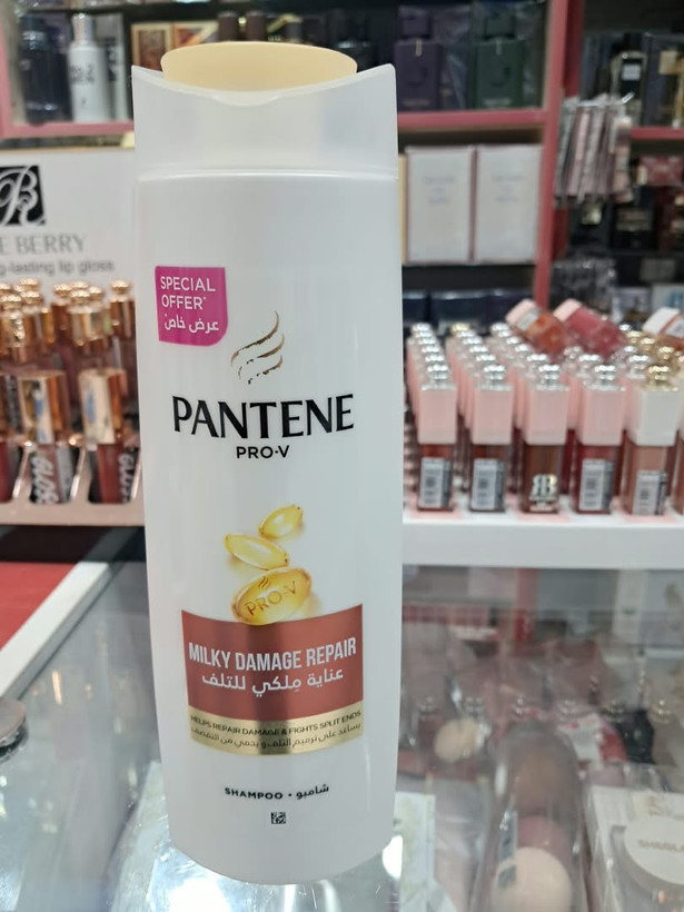شامپو پنتین پرو-وی مدل شیری ترمیم آسیب (Milky Damage Repair) مناسب موهای آسیب دیده
