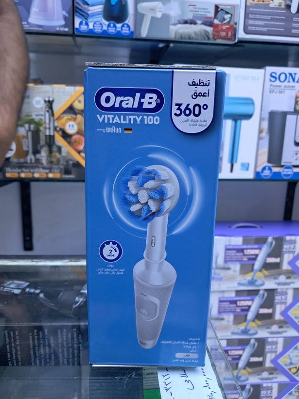 مسواک برقی شارژی سفید (Rechargeable Electric Toothbrush)(اورجینال)