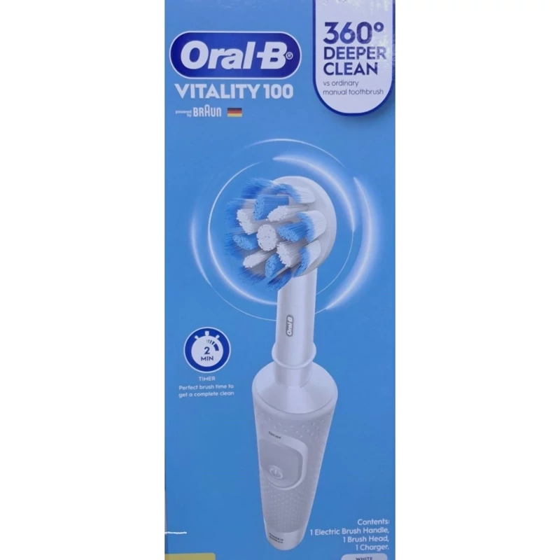 مسواک برقی شارژی سفید (Rechargeable Electric Toothbrush)(اورجینال)