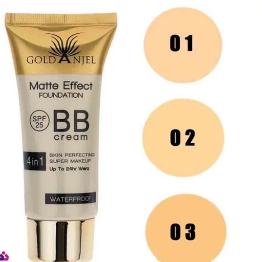 کرم پودر بی بی BB گلد آنجل شماره 2 spf25 حجم 60 میل