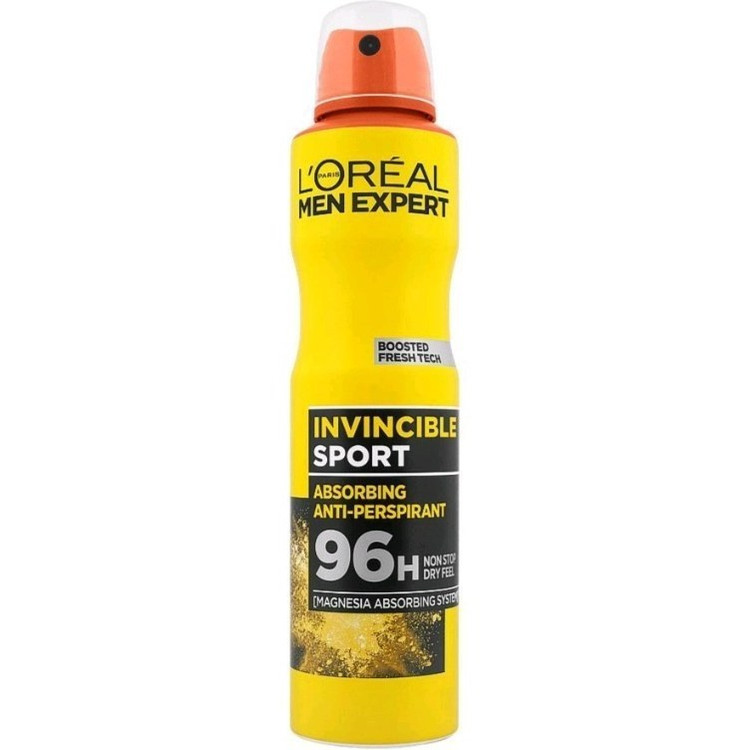 اسپری ضد تعریق مردانه لرآل من اکسپرت مدل Invincible Sport ۹۶