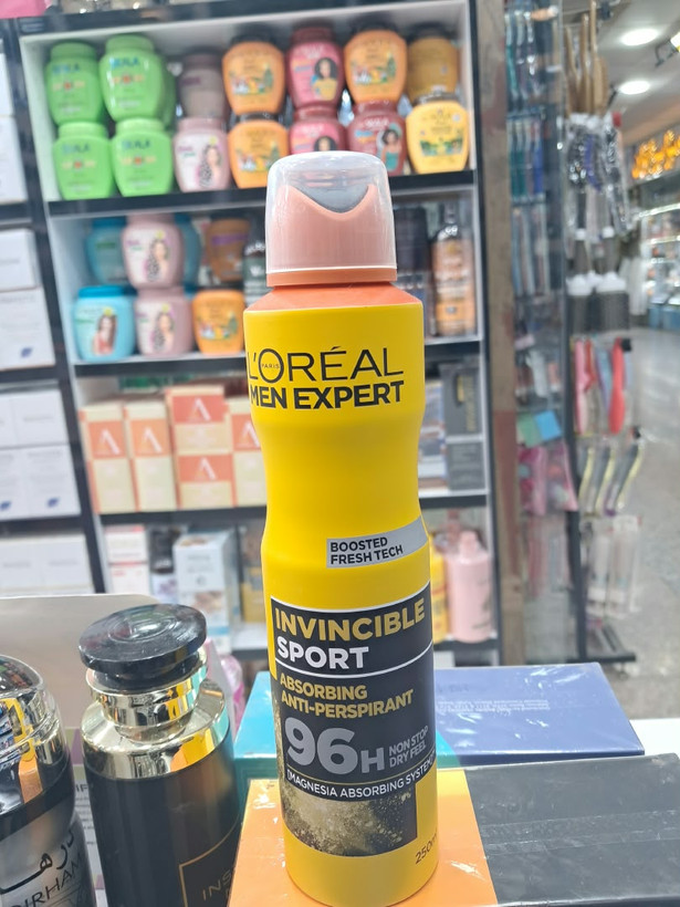 اسپری ضد تعریق مردانه لرآل من اکسپرت مدل Invincible Sport ۹۶