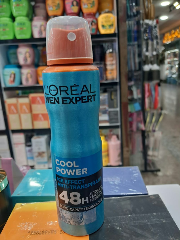 اسپری ضد تعریق مردانه لرآل من اکسپرت مدل Cool Power (نسخه استودیویی ۴۸ ساعته)