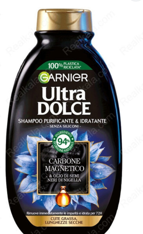 شامپو گارنیر پاک کننده و آبرسان با سیاه دانه و پودر کربن